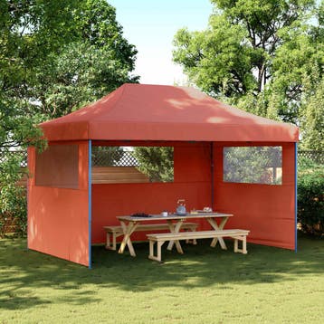 vidaXL Partytent 292 x 440 x 315 cm Terracotta Oxford Stof, Verzenden