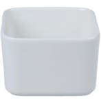 Dipschaaltjes | Porselein | Wit | 6 Stuks | 85x85x55(h)mm, Verzenden, Nieuw in verpakking