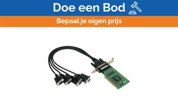 Bieden: Moxa Universal PCI serial interface board CP-104UL, Ophalen of Verzenden, Nieuw