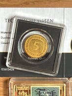 Allemagne. Mixed 5 Deutsche Mark, 1/1000 Oz (.999) Gold und, Timbres & Monnaies