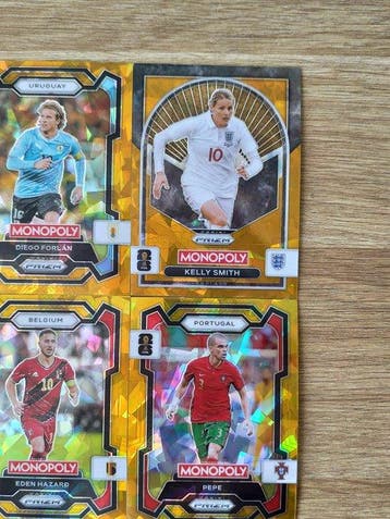 Panini Prizm Monopoly World Cup 2026 - Lot Gold Cards Card -, Verzamelen, Nieuw