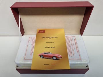CMC 1:18 - Modelauto - Ferrari 275 GTB/C 1966 - M-210 New, Nieuw