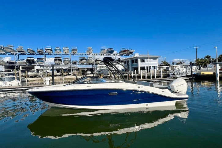 Searay 210 SPX Outboard, Watersport en Boten, Speedboten, Nieuw, Sea Ray