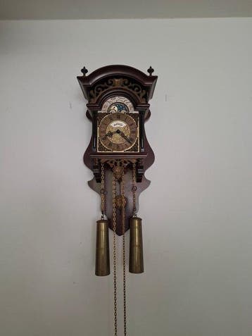 Horloge Sallander - Bois, Cuivre - 1950-1960, Antiquités & Art