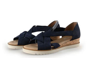 Gabor Sandalen in maat 39 Blauw, Gabor, Sandalen of Muiltjes, Zo goed als nieuw, Verzenden