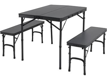 Campart TA-0870 - Picknicktafel 4 personen - Opvouwbaar met, Verzenden, Zo goed als nieuw