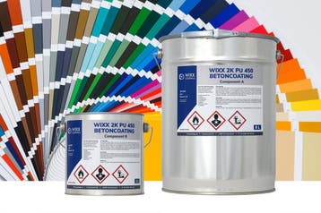 Wixx 2K PU 450 Betoncoating Mengkleur 10L, Verzenden, Nieuw