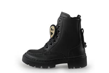 Nubikk Veterboots Meisjes in maat 23 Zwart, Kinderen en Baby's, Verzenden, Jongen of Meisje, Nubikk, Schoenen