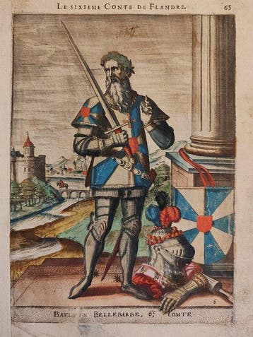 Cornelis Martin (1567-1621) - Baldovino IV detto Braccio di
