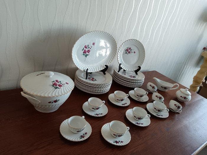 Lunéville K&G - Tafelservies (43) - verloopt - Aardewerk, Antiek en Kunst, Antiek | Meubels | Tafels