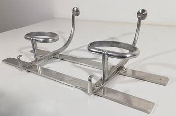 Kapstok - Vintage industrieel ontwerp uit 1940 - Aluminium, Antiek en Kunst