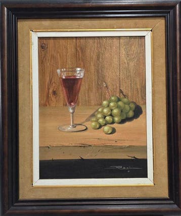 Raúl Martínez Ildeforn (1933-2006) - Uvas y vino