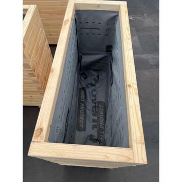 Hoge houten plantenbakken van balkjes,perfect voor jouw tuin, Verzenden, Nieuw, Balkon, 60 tot 100 cm