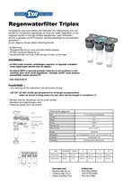 Regenwaterfilter voorfilter SYR triplex 1 aansluiting, Ophalen of Verzenden