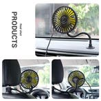 Auto Ventilator - 2 Bevestigingsmethodes -  Flexibele Auto, Verzenden, Nieuw