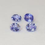 4 pcs Bleu Saphir - 2.14 ct - Antwerp Laboratory for, Nieuw