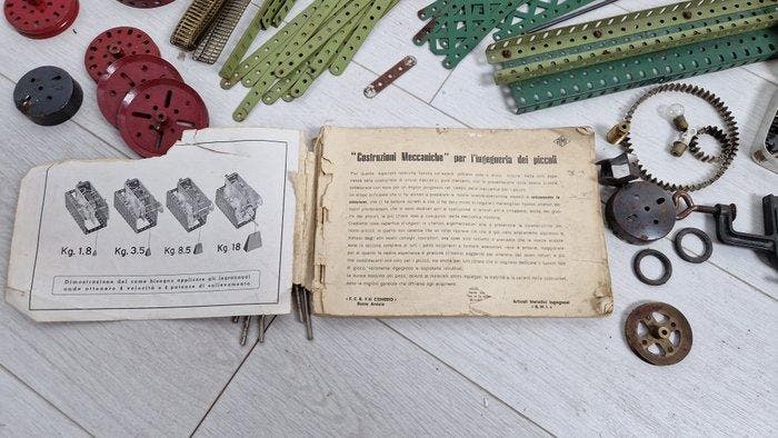 Ami - Jouet Meccano - 1940-1950 - Italie, Antiquités & Art, Antiquités | Autres Antiquités