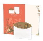 Briefpapier met enveloppen: Album of birds and flowers, Ophalen of Verzenden