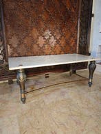 Salontafel - Brons, Marmer, Verguld brons