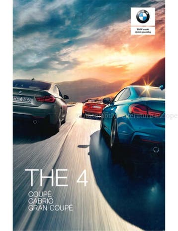 2019 BMW 4 SERIE BROCHURE NEDERLANDS, Nieuw
