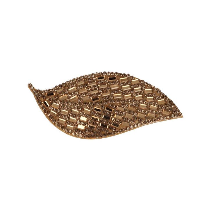Haarspeld Klikklak 8cm - Blad Vorm - Glitter Steentjes -, Handtassen en Accessoires, Uiterlijk | Haarverzorging