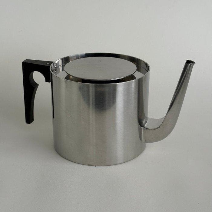 Stelton - Arne Jacobsen - Fluitketel - Aluminium, Antiquités & Art, Antiquités | Ustensiles de cuisine