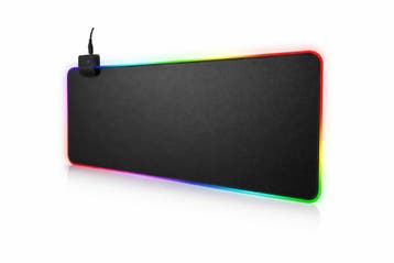DrPhone QWR Muismat – 300x700x4mm - Muismat – RGB LED, Informatique & Logiciels, Tapis de souris, Verzenden