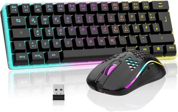 60% RGB Toetsenbord & Muis | Retour deal | Nu bodemprijs, Computers en Software, Toetsenbord en muis-set, Verzenden, Nieuw, Overige indelingen