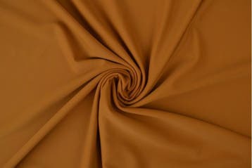 10 meter lycra stof - Donker okergeel - 155cm breed, Overige materialen, Overige kleuren, Verzenden, 120 cm of meer