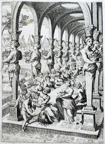 Giovanni Battista Ferrari illustrated by Pietro Berrettini, Antiquités & Art