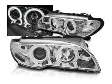 CCFL Angel Eyes Xenon koplampen Chrome geschikt voor BMW E46, Auto-onderdelen, Verzenden, Nieuw, BMW