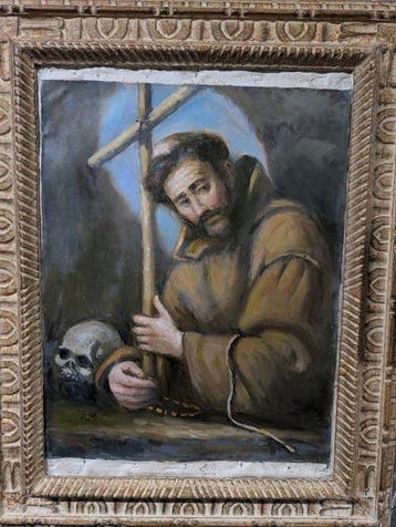 Italiaanse school (XX) - San Francesco in meditazione