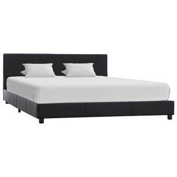 vidaXL Bedframe kunstleer zwart 120x200 cm, Verzenden, Nieuw