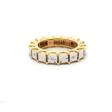 Zonder minimumprijs - Ring Zilver - 0.05ct. tw. Diamant
