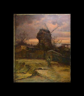 Jules Félix Brien (1871-1945). - Moulin de la Galette à