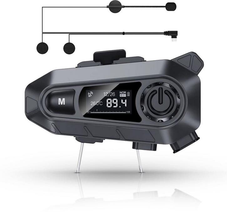 2dekans | Tech Essentials R500 Motorhelm Headset - Bluetooth, TV, Hi-fi & Vidéo, Casques audio, Enlèvement ou Envoi