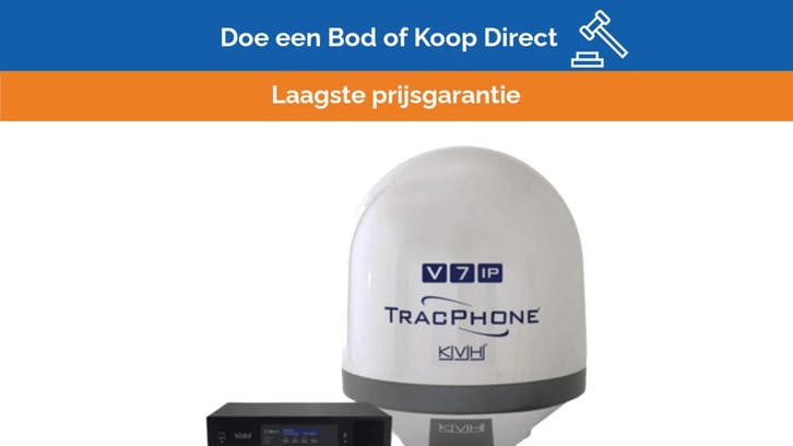 Bieden: KVH 01-0283-15 TracPhone V7-IP mini VSAT Broadband, Watersport en Boten, Navigatiemiddelen en Scheepselektronica, Ophalen of Verzenden
