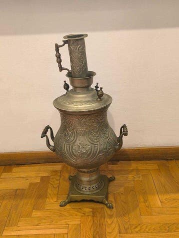 Samovar - Legering - Antieke Samovar Marocchino