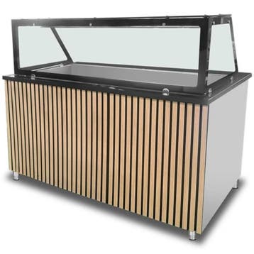 Bain-Marie | Elektrisch | 4x 1/1 GN | 30°C/85°C | 3kW, Verzenden
