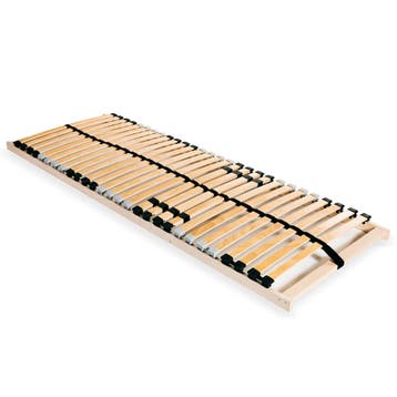 vidaXL Lattenbodem met 28 latten 7 zones 70x200 cm, Verzenden