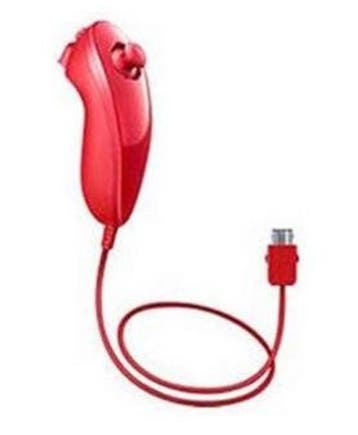 Wii Nunchuk Rood (Wii Accessoires), Ophalen of Verzenden, Zo goed als nieuw