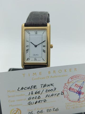 Lacher - Tank - Zonder minimumprijs - Heren - 2010-2020, Handtassen en Accessoires, Horloges | Heren, Nieuw