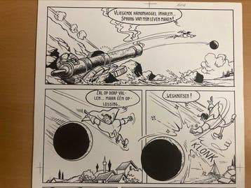 Studio Vandersteen - 1 Original page - Jerom - Het Turkse, Livres