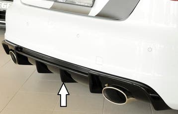 Rieger diffuser | A3 (8V): 07.12-08.16 (tot Facelift) - 3-dr, Verzenden