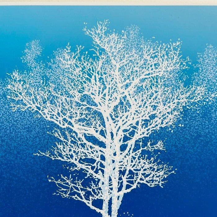 “White Tree Nr. 2[-2]” Editie 53/180 - Zeefdruk - Soho, Antiquités & Art, Antiquités | Autres Antiquités