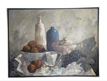 Franse school (XX) - Bodegón, inspirational painting by Paul