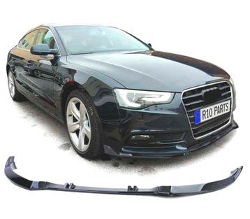 SPOILER LAME FRONTAL AUDI A5 8T 8F 11-17 NOIR BRILLANT, Verzenden, Neuf