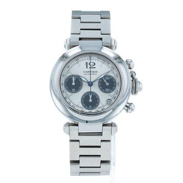 Cartier - Pasha C Chronograph Date - 2412/W31048M7 - Unisexe, Nieuw