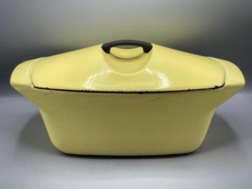 Le Creuset - Raymond Loewy - Braadpan - 4,5L - bron, Emaille
