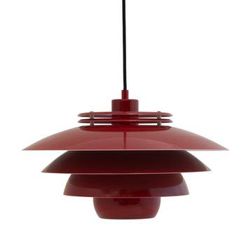 Dyberg Larsen - Plafondlamp - EJKA 38 Hanger - Donkerrood -